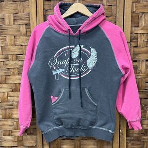 Snap-on Tools Pink and Gray Hoodie